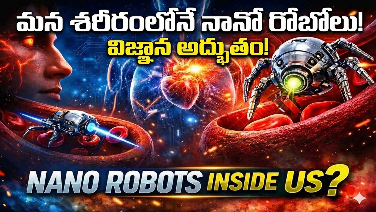 Nano Robots in Medicine – మన శరీరంలో నానో రోబోలు? 🤯 | Telugu Tech Anatomy