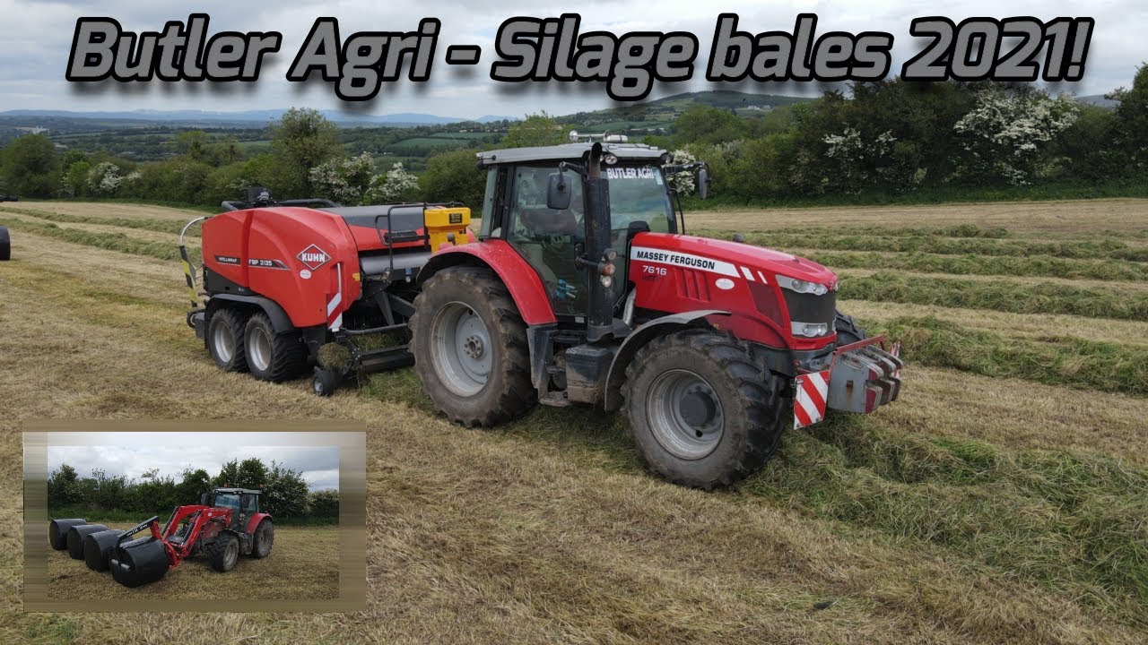 Butler Agri Silage Bales 2021 ~ Kuhn Combi FBP 3135!!