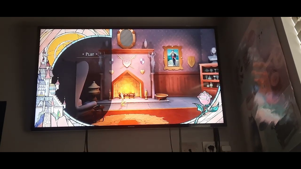 Beauty And The Beast Diamond Edition 2010 UK Blu-ray Menu Walkthrough