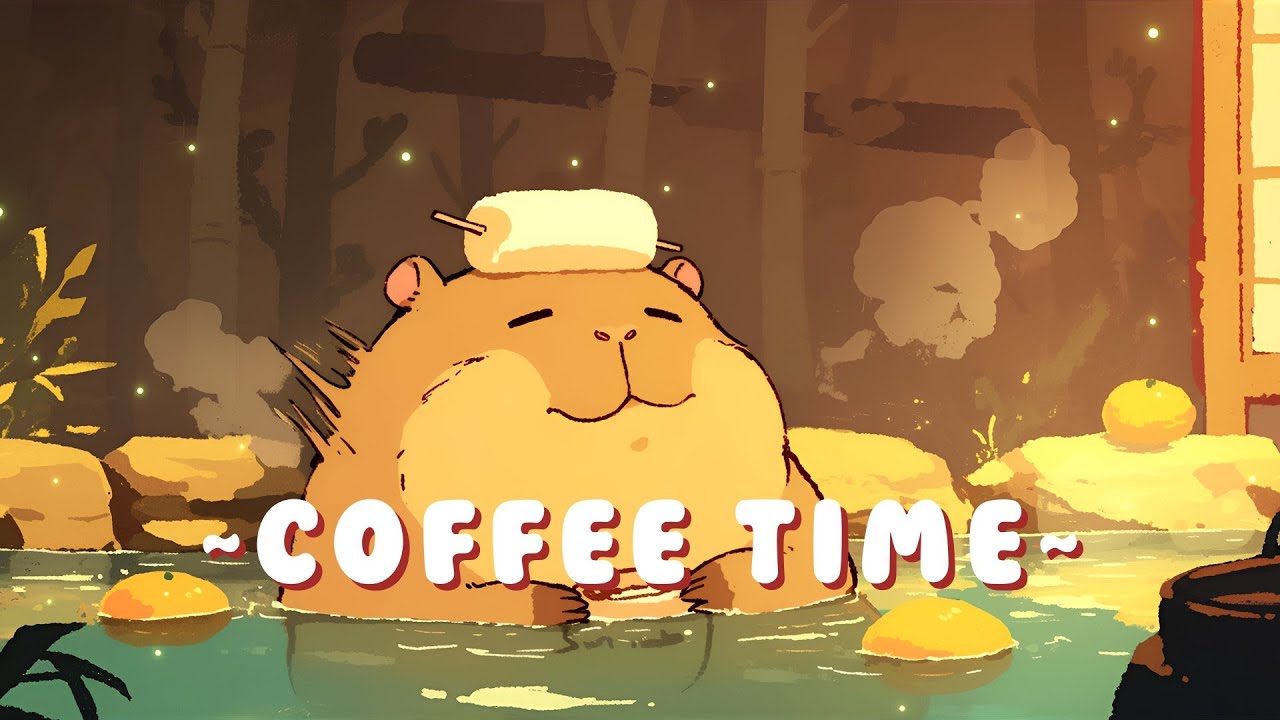 [1 Hour] Capybara Lofi Collection | Relaxing Music for Work/Study ✨ | Continuous Mix
