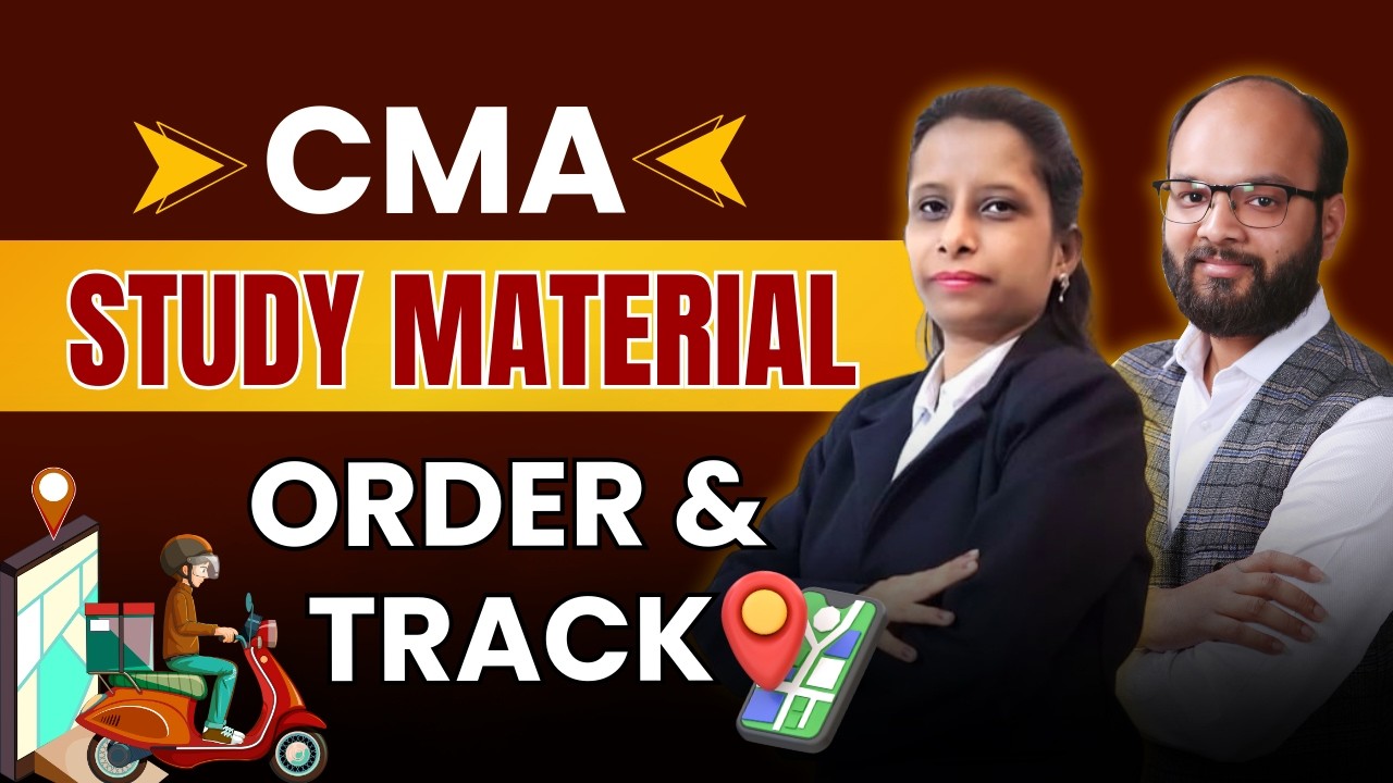 How to Track CMA Study Material | How to Order CMA Study Material | CMA Study Material Tracking