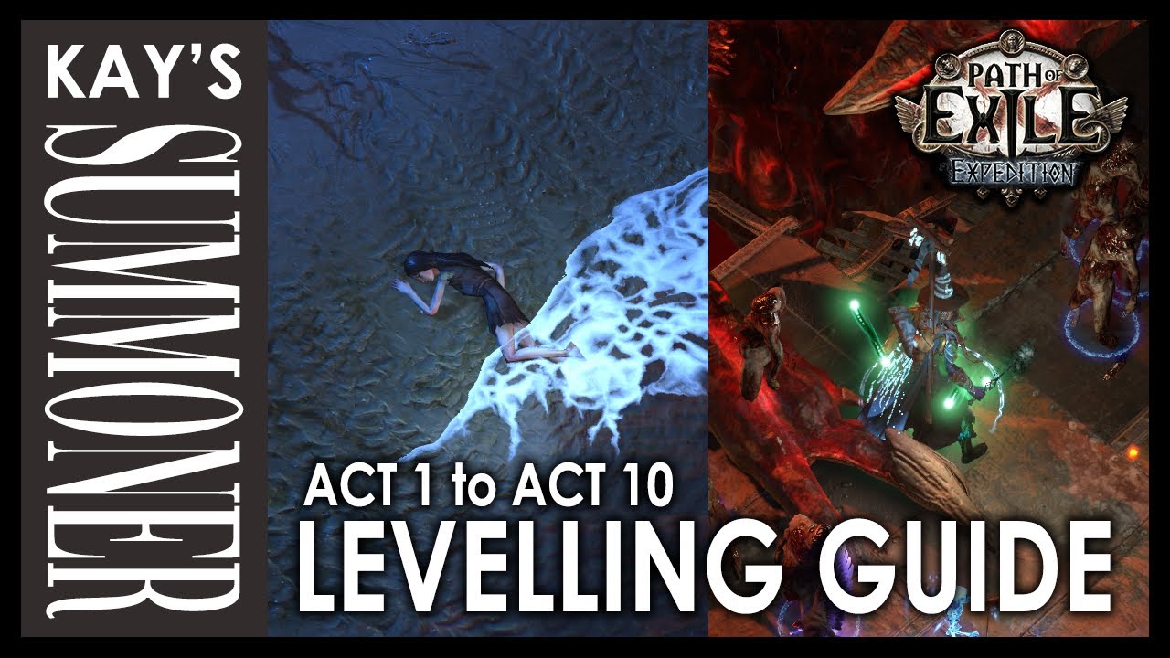 PoE 3.15 - Complete Act 1 to 10 Levelling Guide for Necromancer Summoner