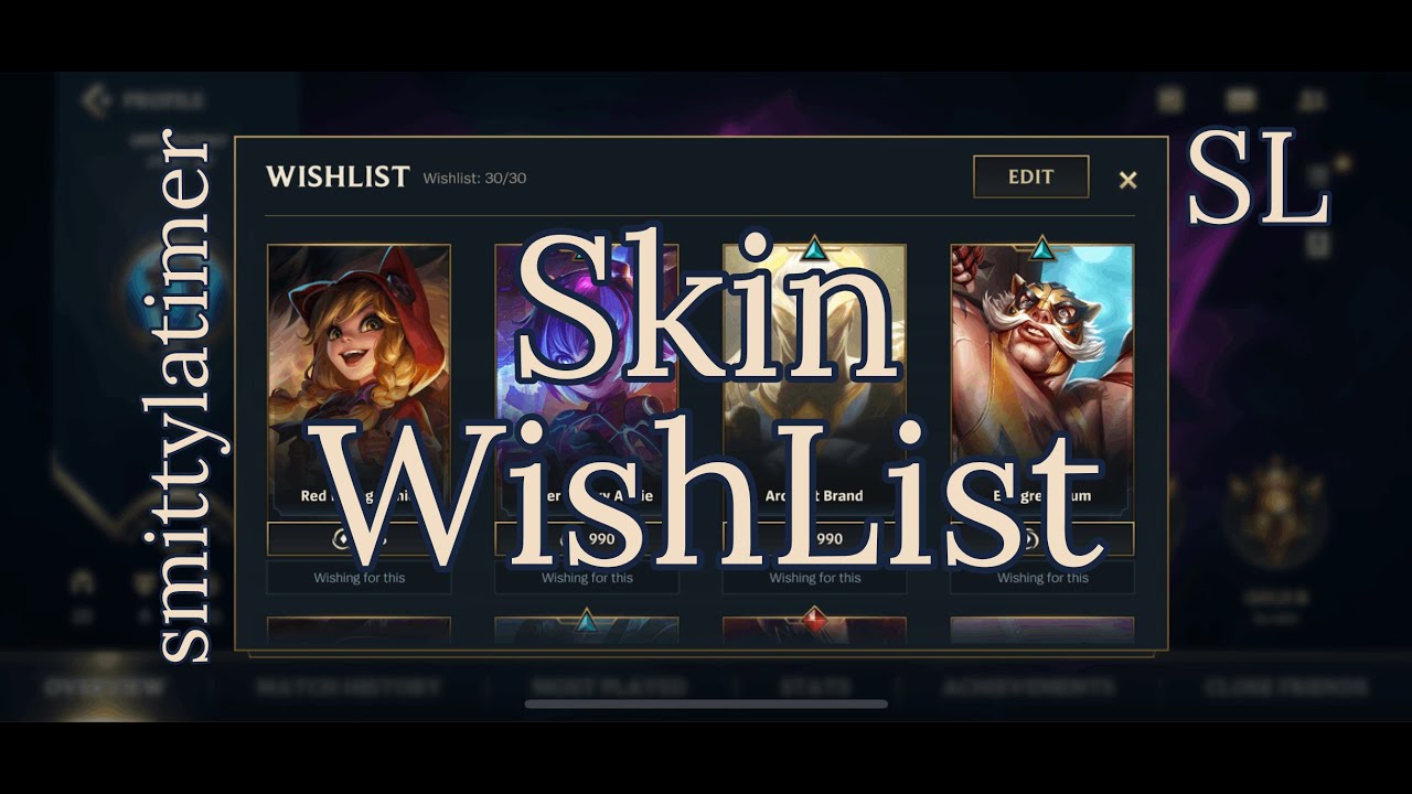 Skin WishList 1