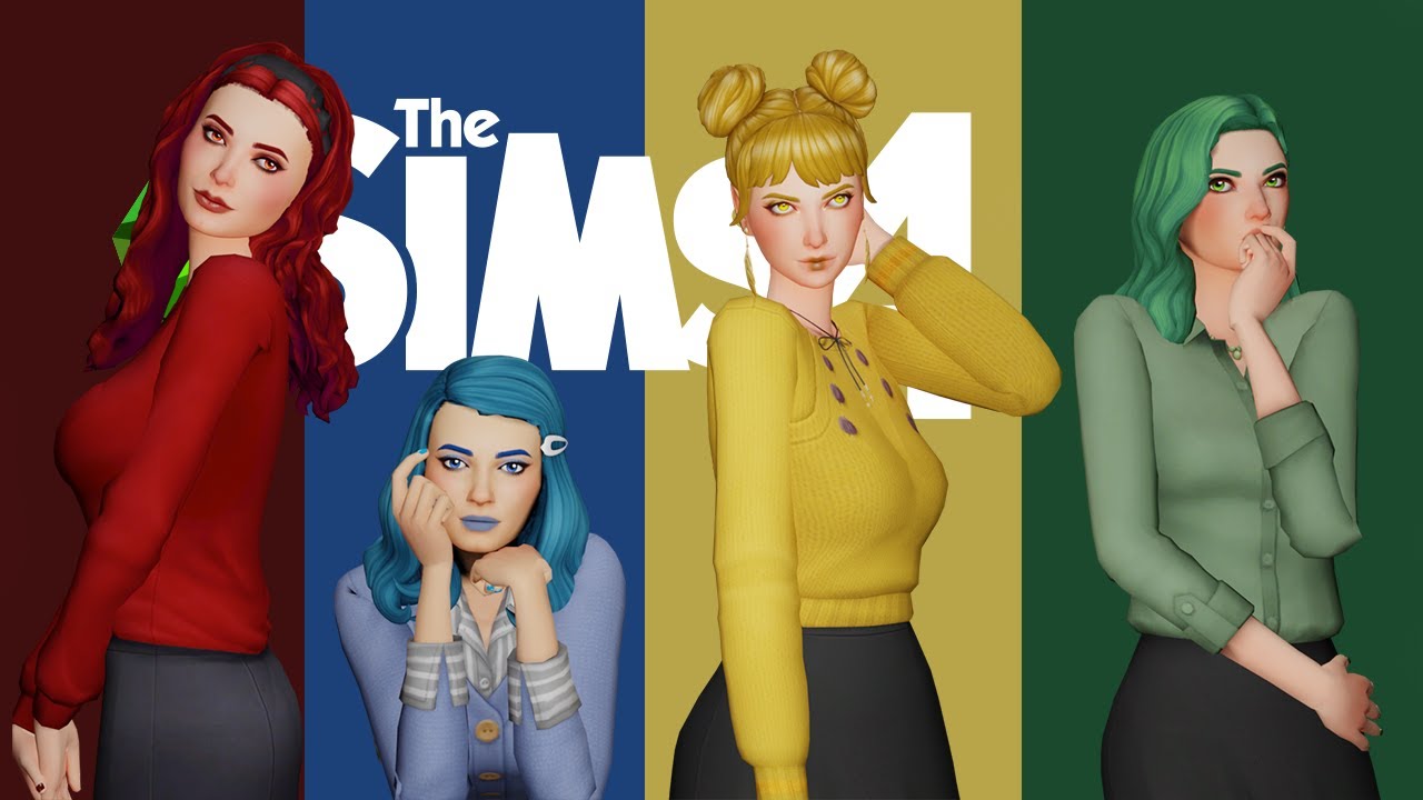 Roxforti Házak | The Sims 4 Sim készítés