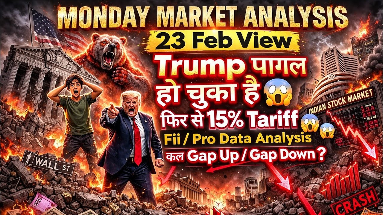 Monday Market Prediction | Monday Share Market Prediction | Nifty Prediction For Tomorrow 23 Feb