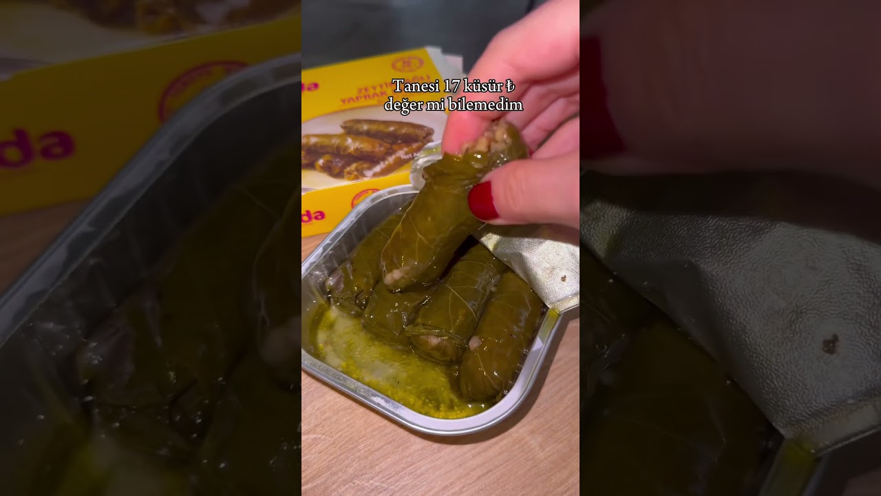 ZEYTİNYAĞLI YAPRAK SARMA ASMR #aleyledene #&uuml;cretsizişbirliği