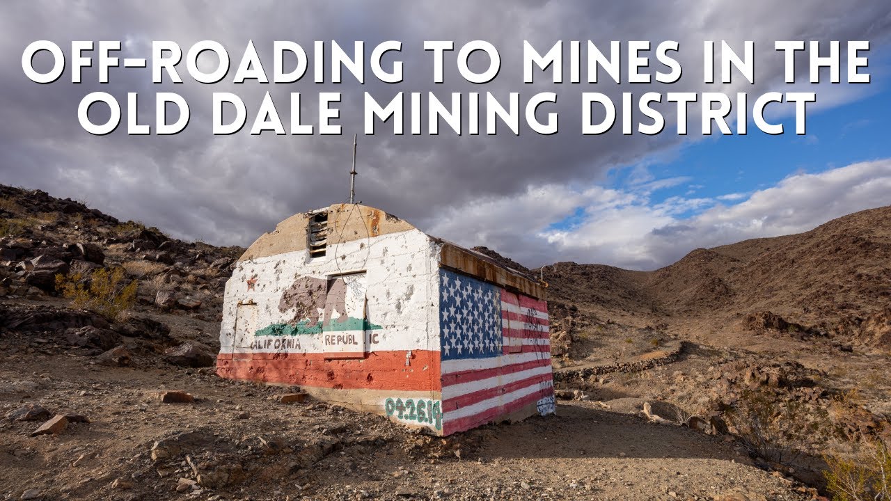 Off-Roading to Mines in Old Dale Historic Mining District Outside of Joshua Tree National Park
