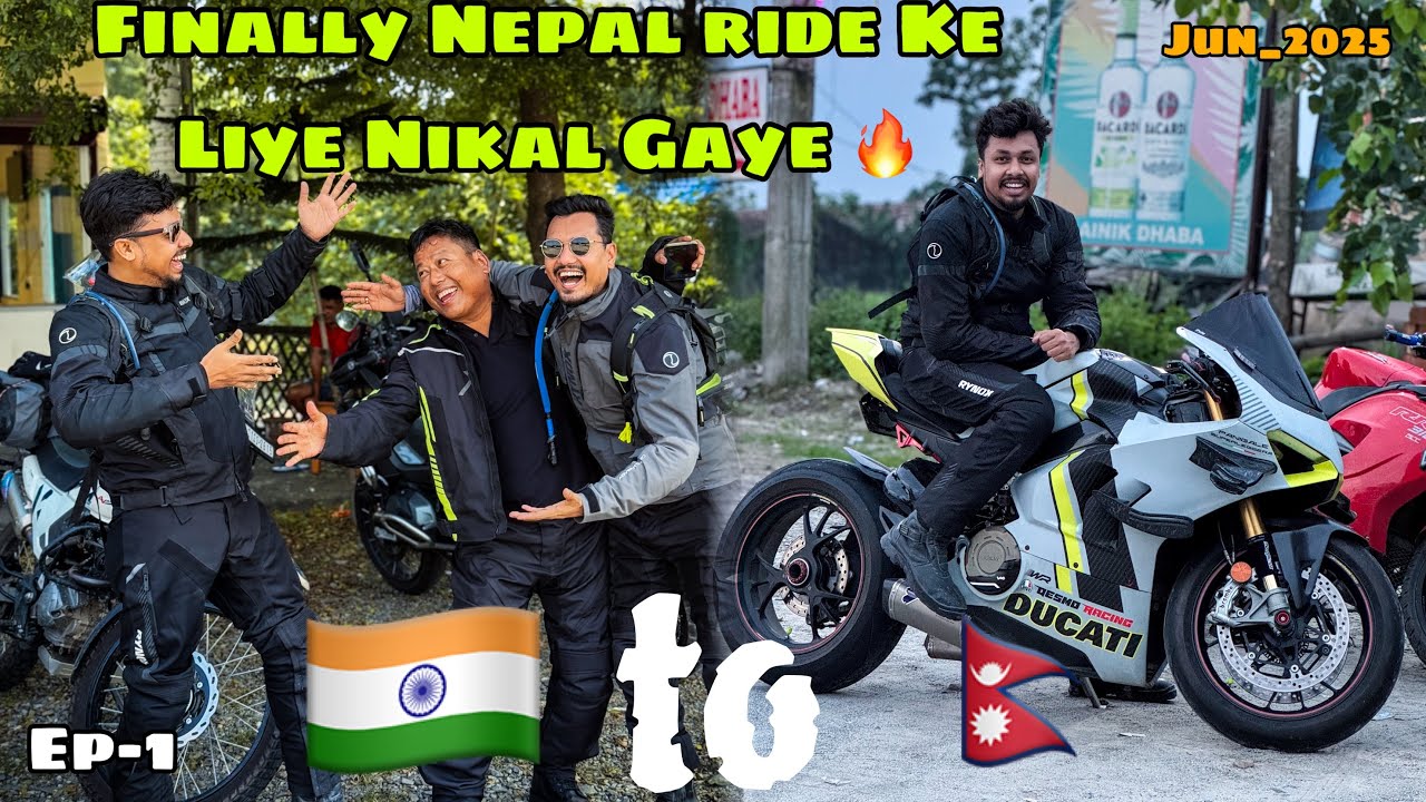 India to Nepal 🇳🇵 Bike Ride Pe Nikal Gaye 🔥 || Nepal Ride Jun_2025