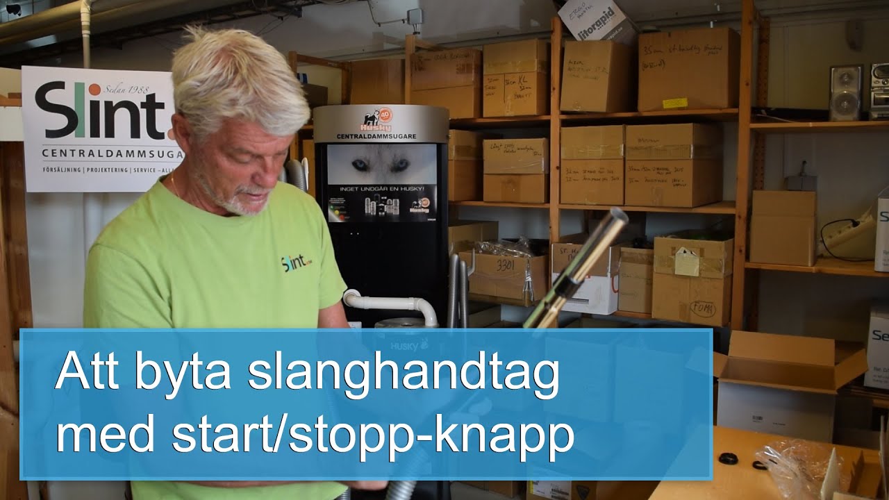 Centraldammsugare - Reservhandtag, byta ut ett trasigt handtag