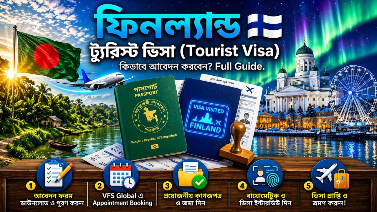 How to Apply Finland Tourist Visa from Bangladesh | Finland Tourist Visa Application (Step by Step)