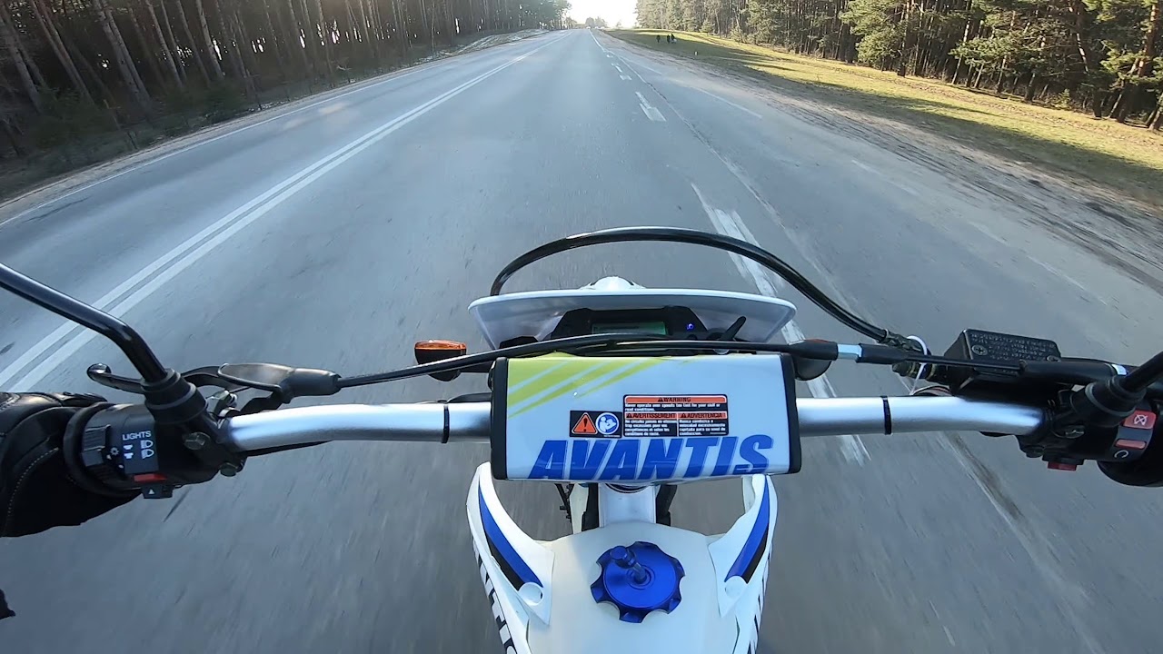 Бодрая езда на Avantis FX 250 lux по асфальту и бездорожью