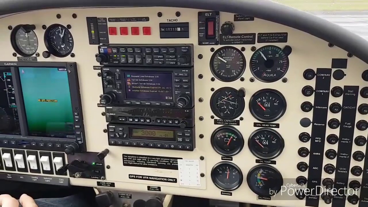 Flying the Aquila A210 plane