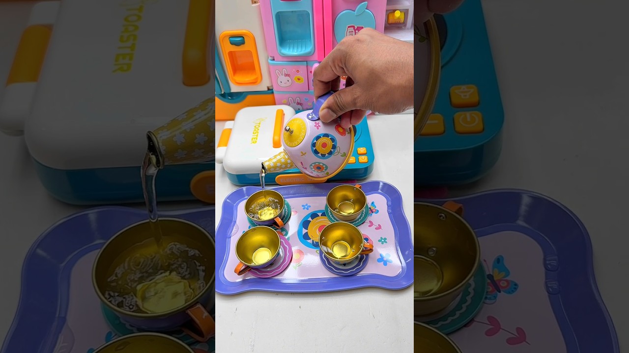 Unbelievable ASMR Sounds from Kitchen Toys #asmr #cookware #kitchenset