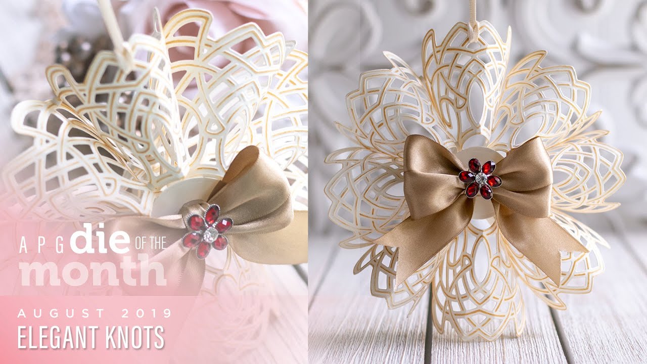 Spellbinders August 2019 Amazing Paper Grace Die of the Month – Elegant Knots