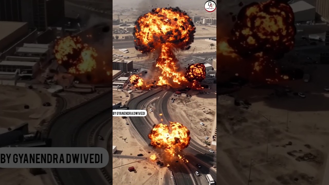 BREAKING: Iran Missile Barrage Hits US Bases &ndash; Explosions in UAE, Qatar, Saudi! WW3? #shorts #news
