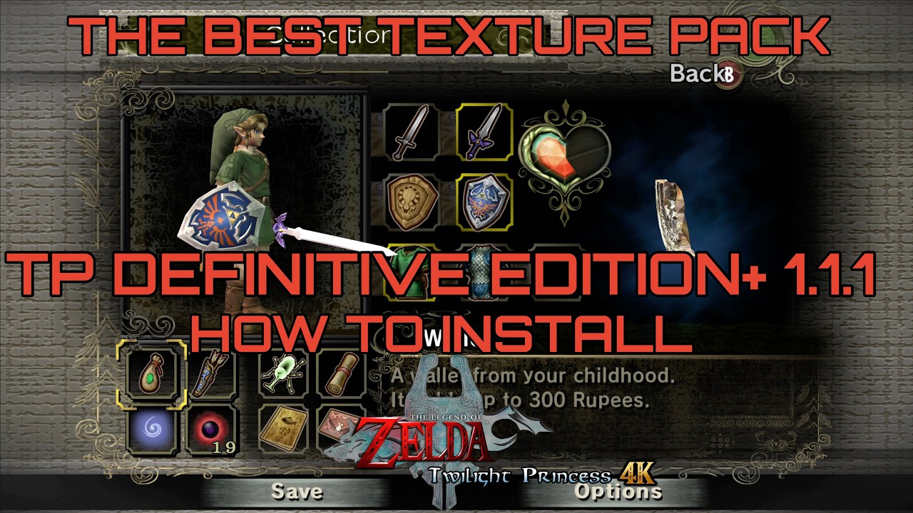 Dusk/Dusklight Twilight Princess PC Port on MAC Gets the BEST Texture TP Definitive Edition+ 1.1.1
