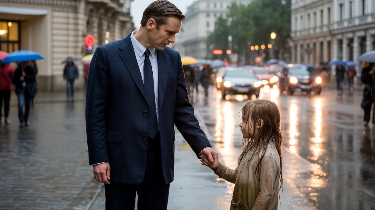 „Domnule, pot să vă țin de mână? Mi-e frică” — a spus fetița, iar milionarul s-a oprit pe stradă