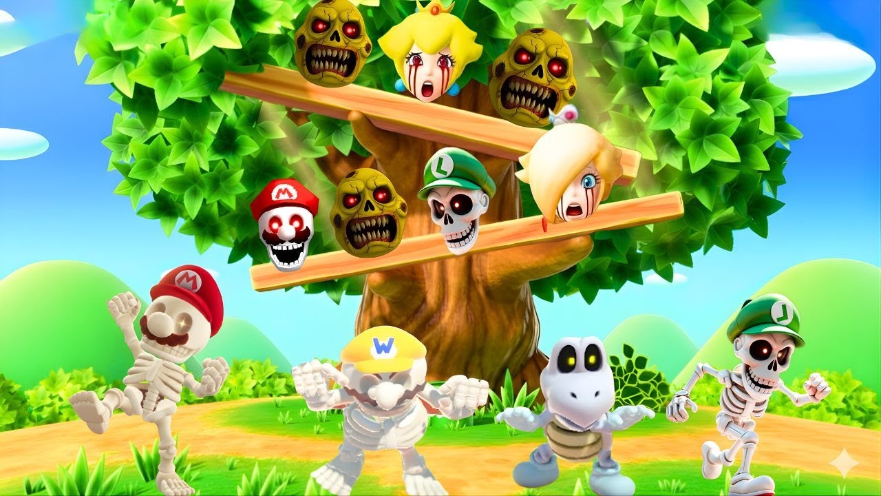 Super Mario Party & Mario Party Superstars Series – ALL SKELETONS BATTLE?! WHO SURVIVES 😱