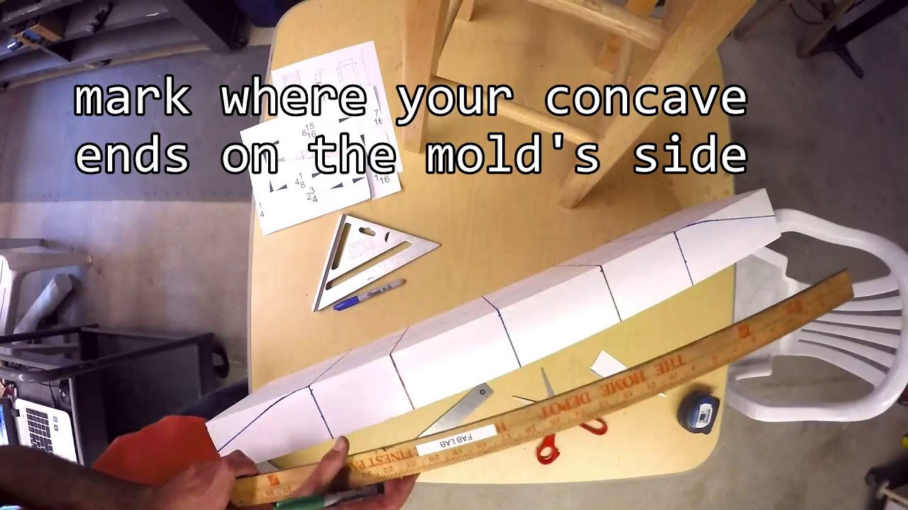 Making a Foam Mold for Skateboard Building