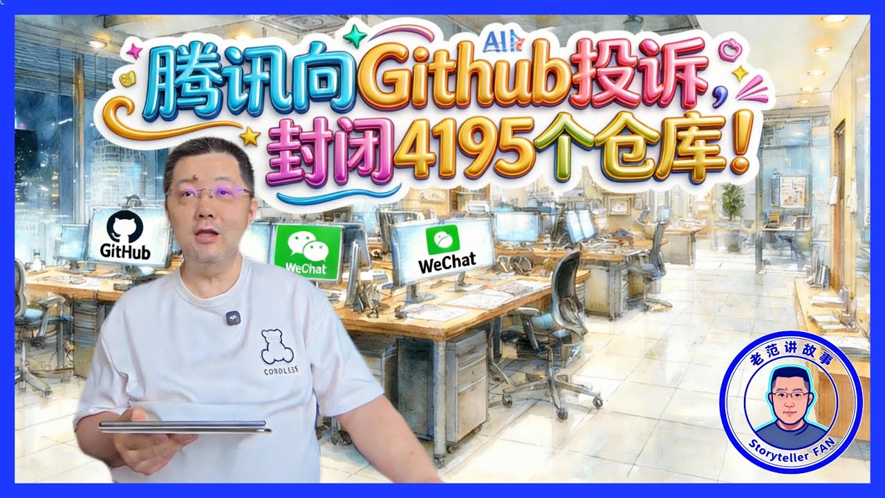 引用数字千年法案第1201条款，4195个仓库瞬间蒸发！你常用的微信备份工具为何违规？深度解析平台如何利用法律构筑AI数据围墙｜GitHub DMCA、WeChat、Tencent