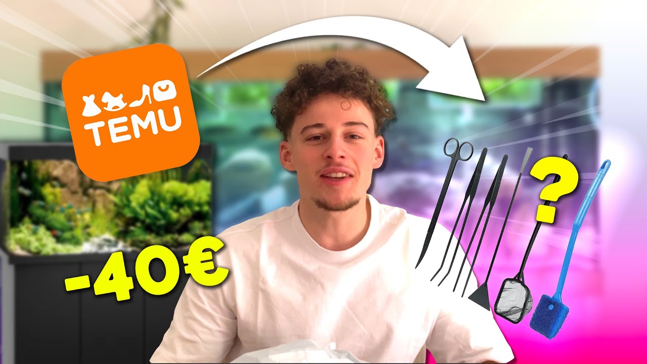 [Unboxing] 40€ de PRODUITS pour AQUARIUM sur TEMU !