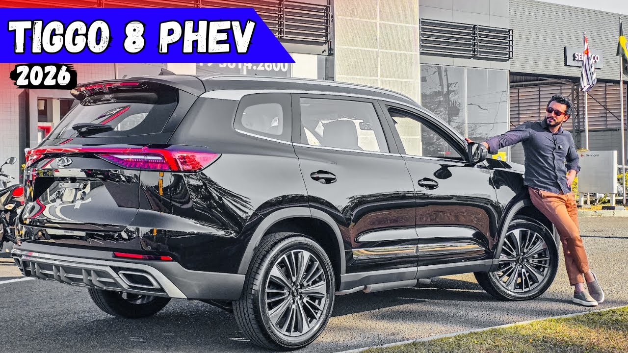NOVO TIGGO 8 PHEV 2026 EM DETALHES