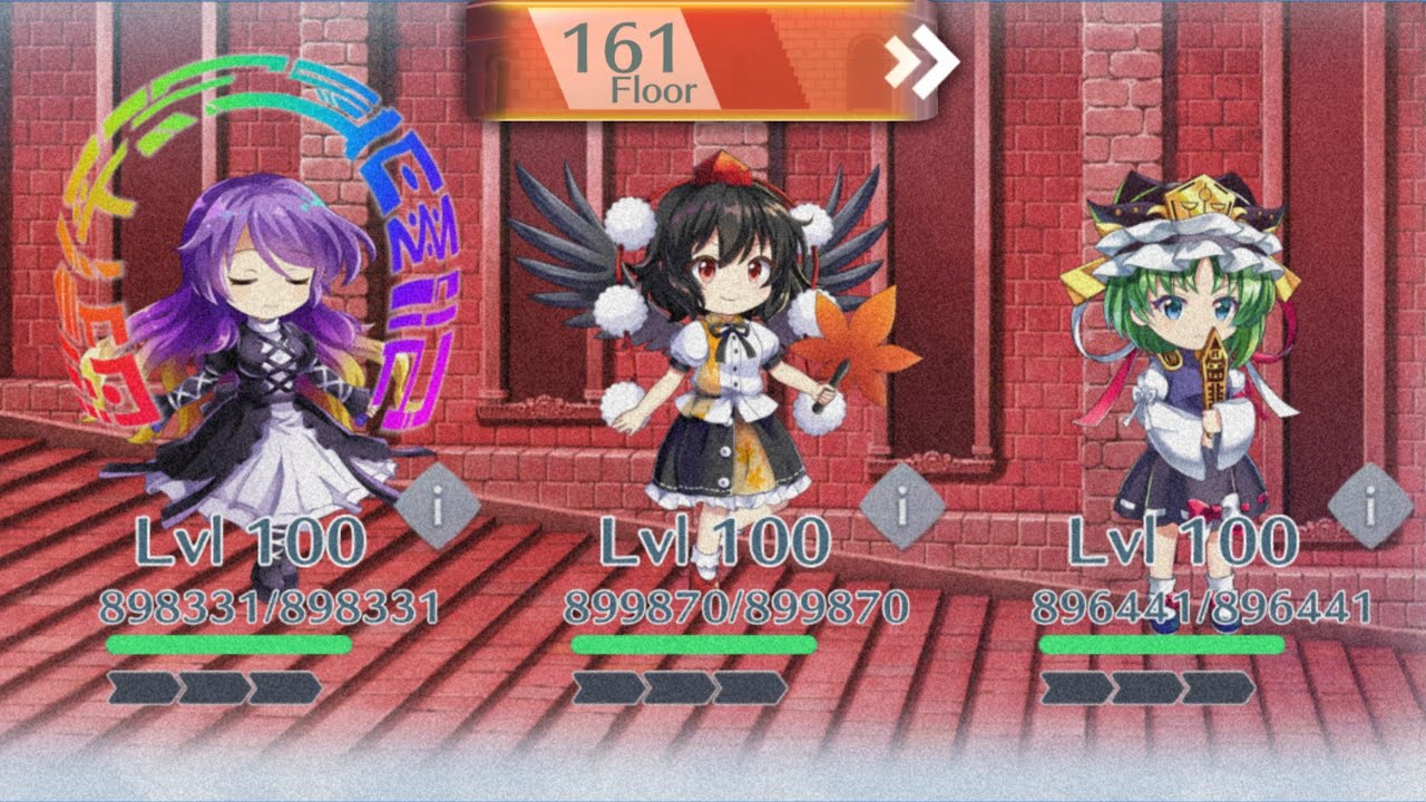 (Touhou LostWord) Scarlet Devil Tower - Floor 161