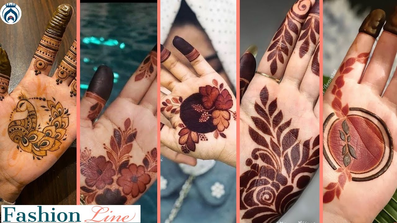 Stylish, Simple, Easy Mehndi Designs for Girls Front Left Hand | Fashion Line