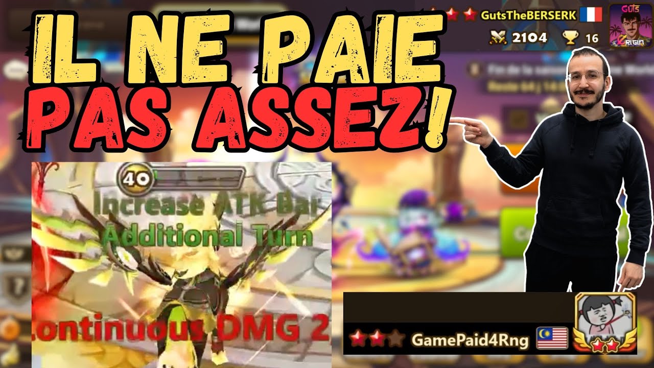 Pas besoin de payer pour être chanceux ! SUMMONERS WAR