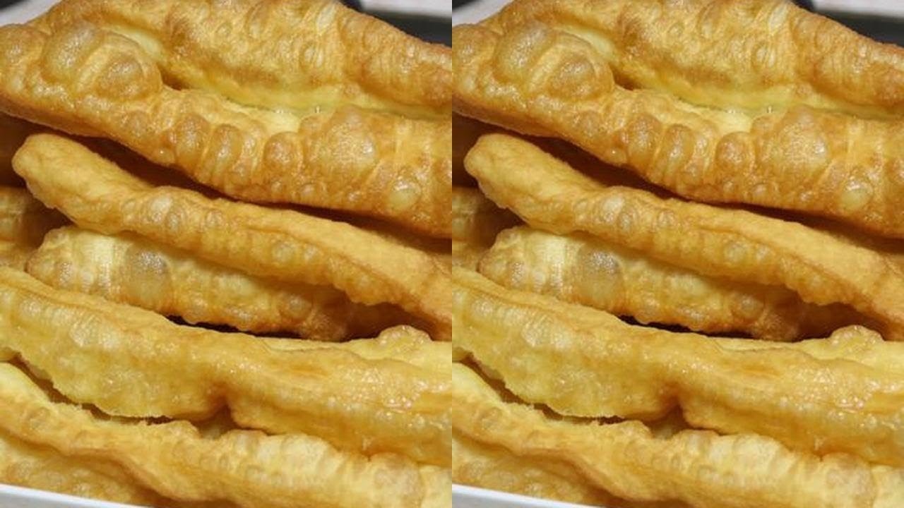 李姐早餐炸油条，配上豆浆和小菜，开胃爽口，制作方法讲解详细 #我的厨房日记 #动手自己做美食 #记录美食日常 #妈呀太香了 #这是属于春天的氛围感