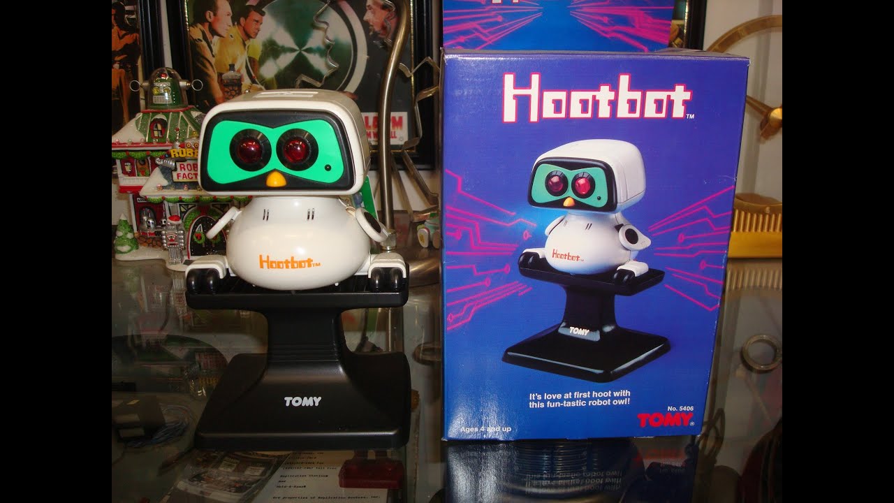 Lets play with TOMY Hootbot, Japan 1985