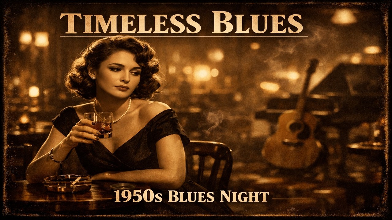Late Night Blues 🌙 | Soft Female Vocal Blues for Quiet Nights | 1950s