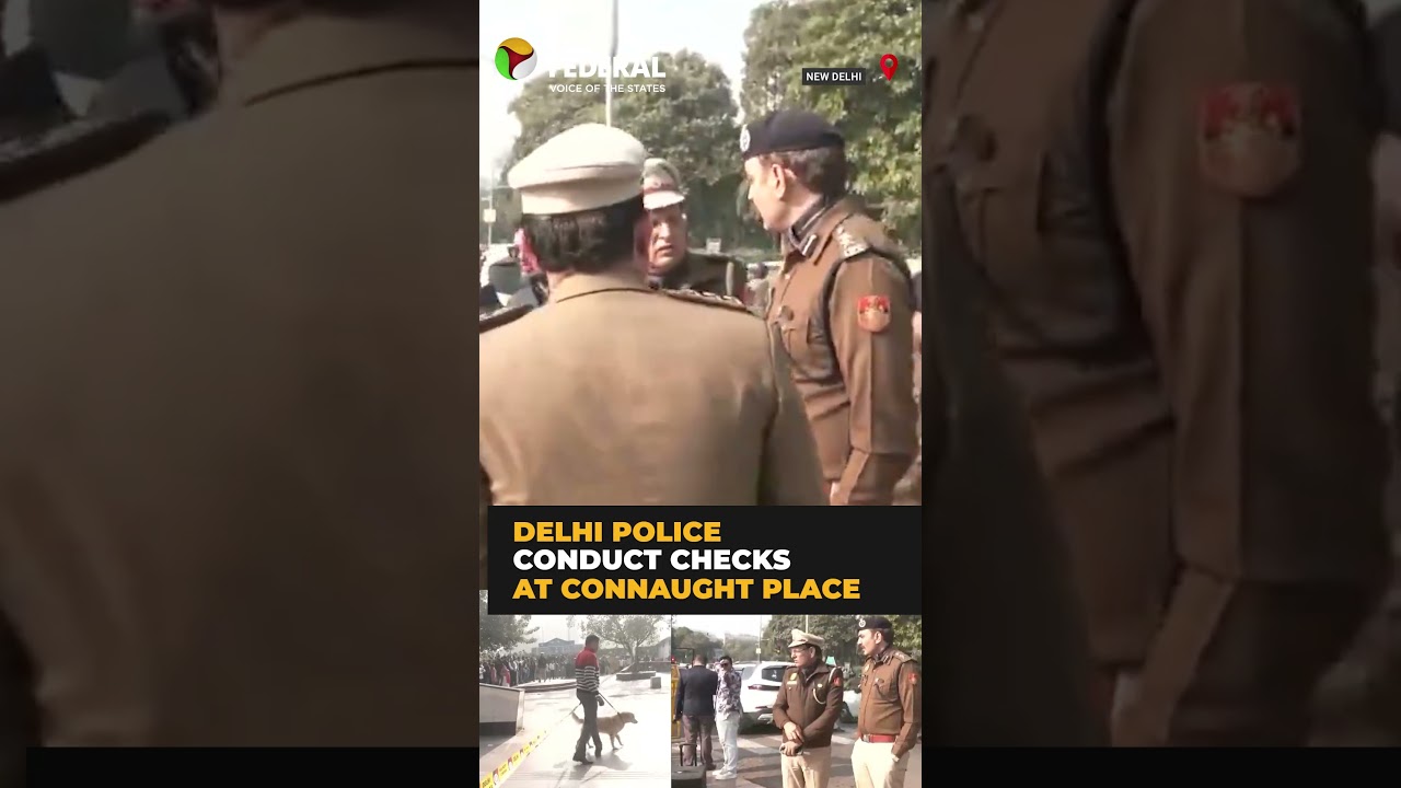 Delhi police review New Year security at Connaught Place, NCR | #shorts
