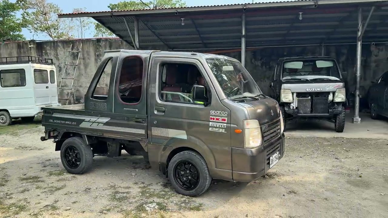 Our Suzuki Da65 pick up type ready for release. For final test drive.