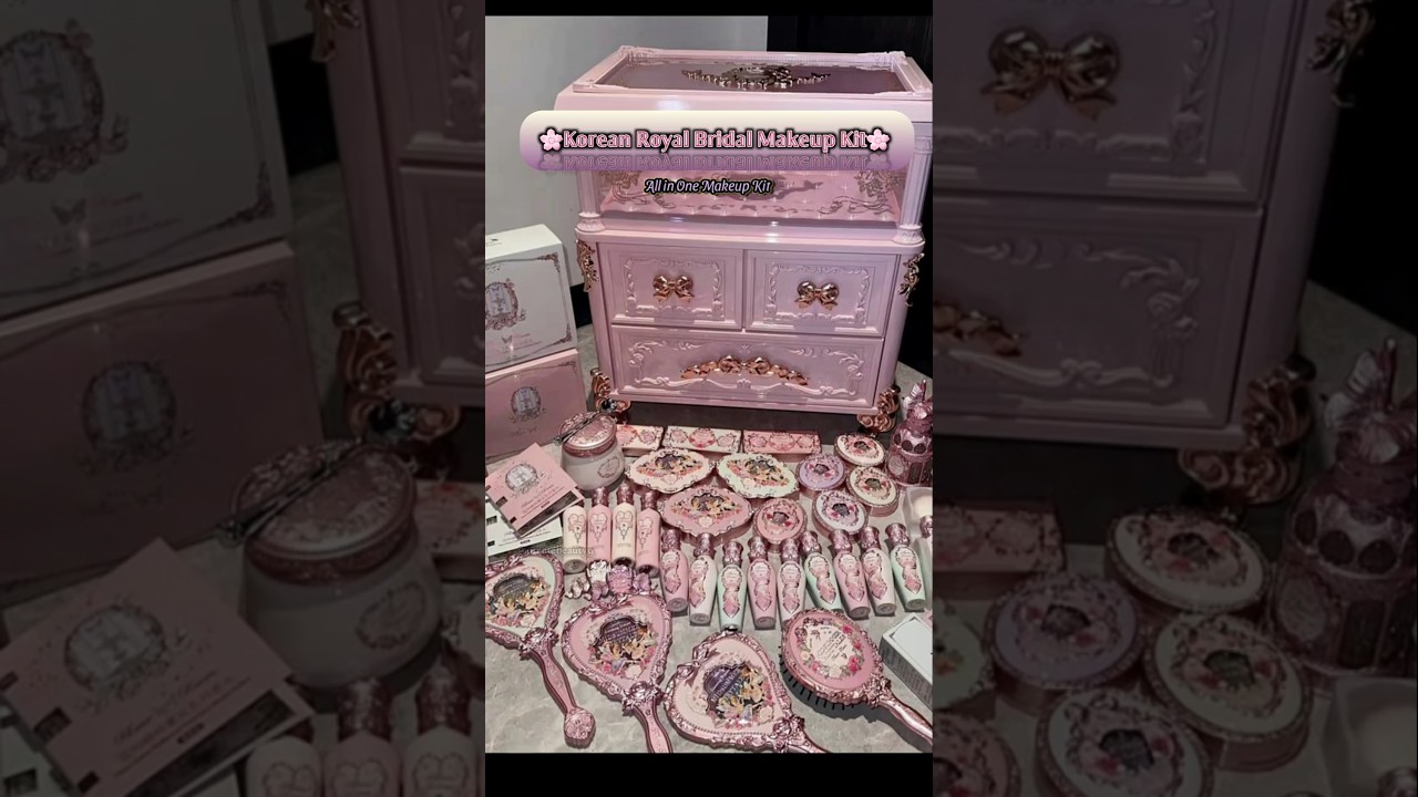 Royal Bridal All in One Makeup Kit👑🔥| Korean Makeup Gift Box🎀🌸 #makeupkit #viralshorts