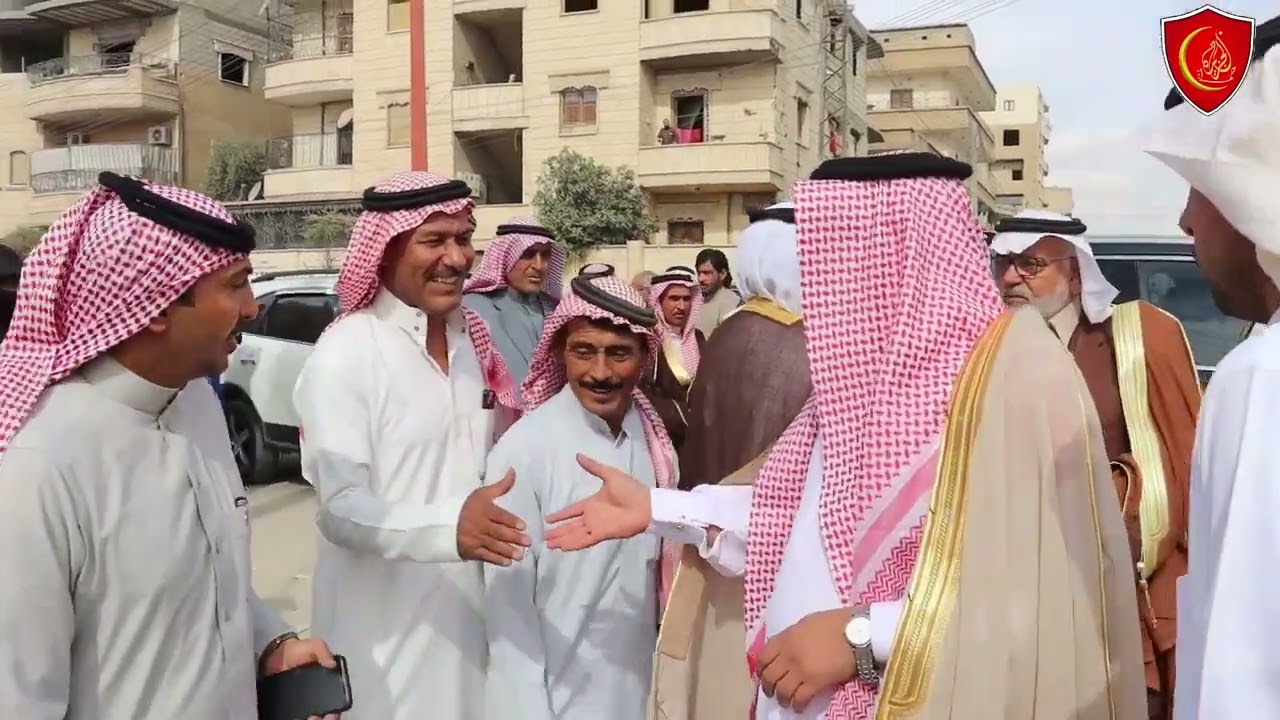 الأمير رافع الحران الشمري يرافقه وجهاء وكبار  شمر يلبي دعوة الفدعان من عنزة
