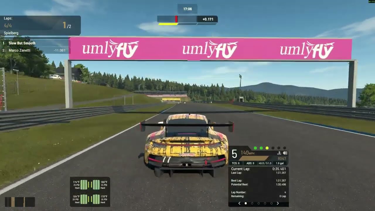 Controller Is Pretty Good! Porsche 911 GT3 Red Bull Ring Project Motor Racing PC Gameplay v1.6.01