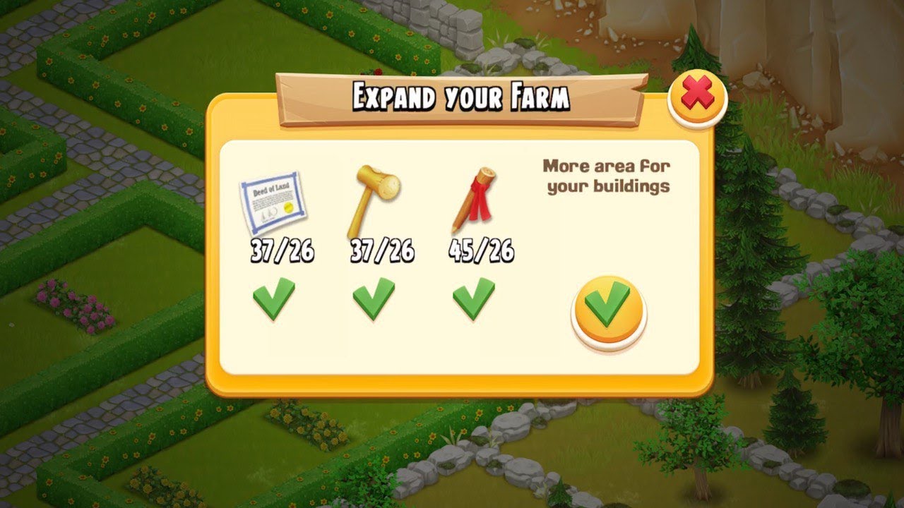 Hay Day New Land | Level 74 🧡