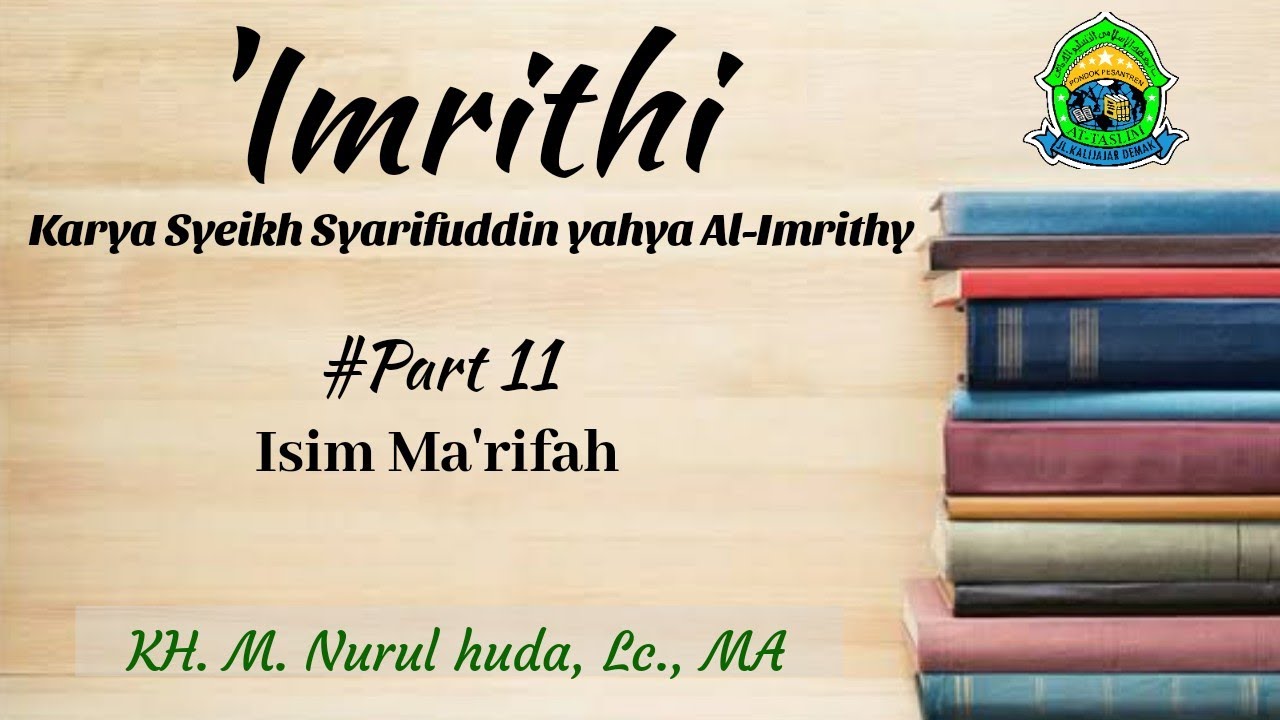 [11] Imrithi; Isim Ma'rifah