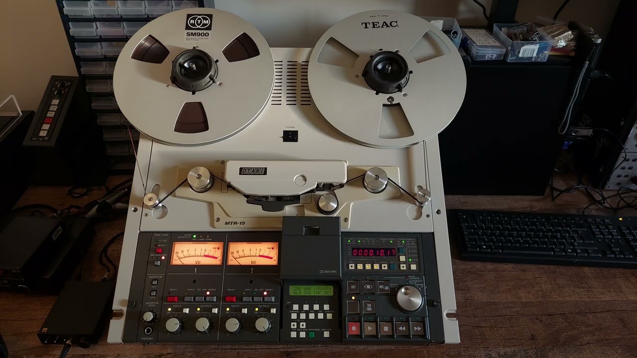 Otari MTR15 (1989) Demonstration (Auto Align,  Jog/Shuttle, variospeed,..)