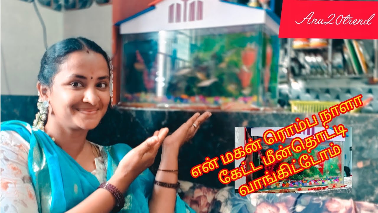 ரொம்ப நாளாய் என் மகன் கேட்ட மீன்🐠🐟தொட்டி வாங்கிட்டோம்💥#hometour#anu20trend#new#trendingvideos#video#