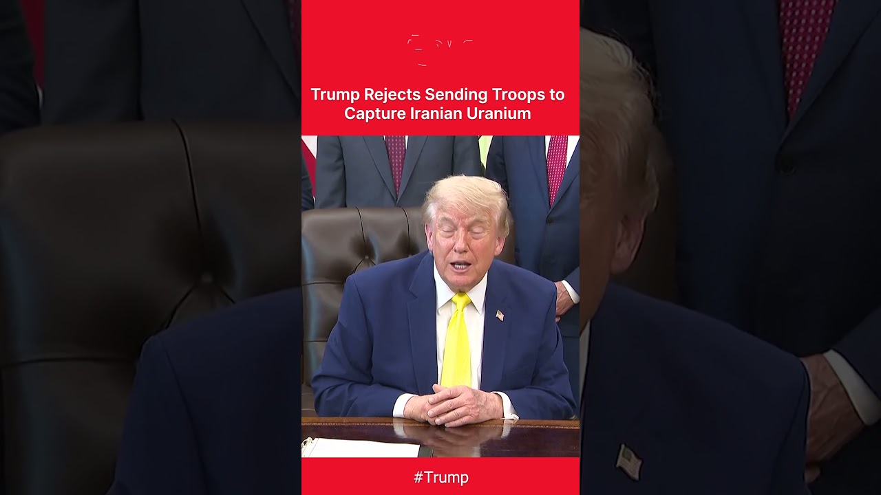 Президент Трамп заявил, что США не нужна сделка для захвата иранского урана | DWS News | AH1C