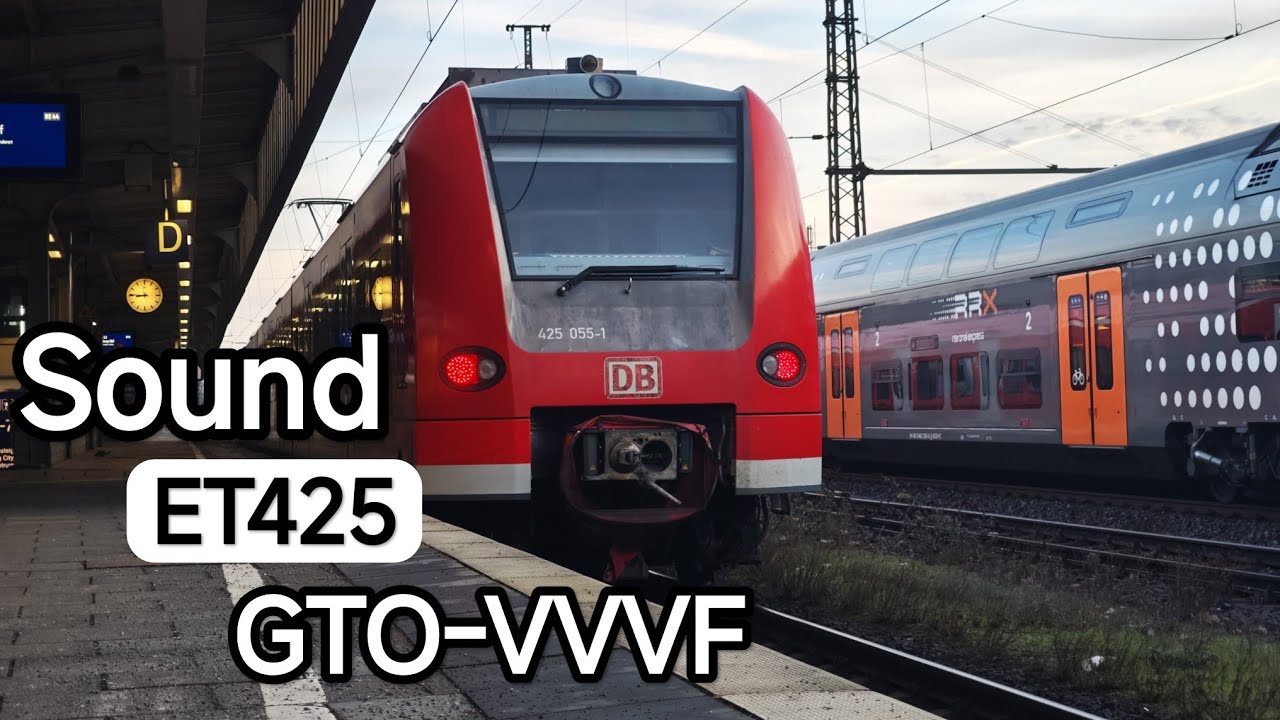 [Sound] ET 425 GTO-Inverter | ADtranz/Bombadier, Siemens | DB Gebrauchtzug/TrainCharter 