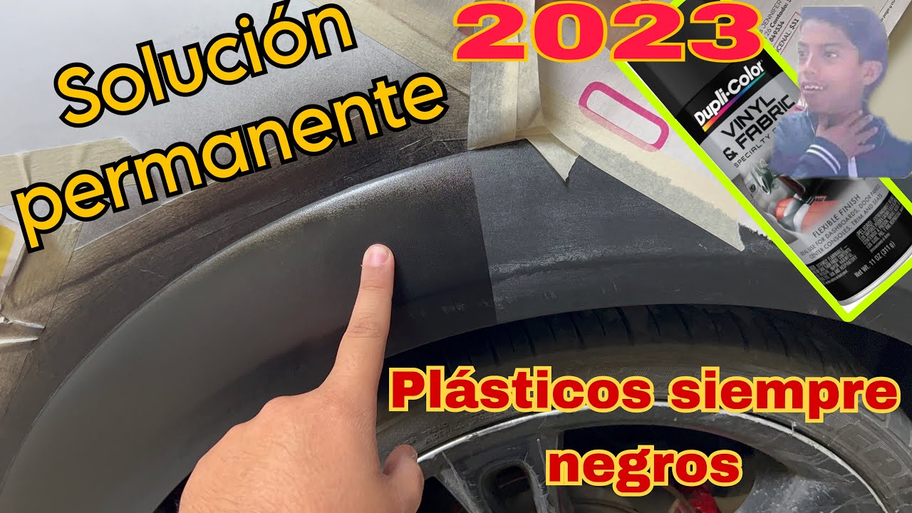 🔥🚗Pl&aacute;sticos como nuevos | Restaurar pl&aacute;sticos de auto permanentemente con duplicolor f&aacute;cil r&aacute;pido