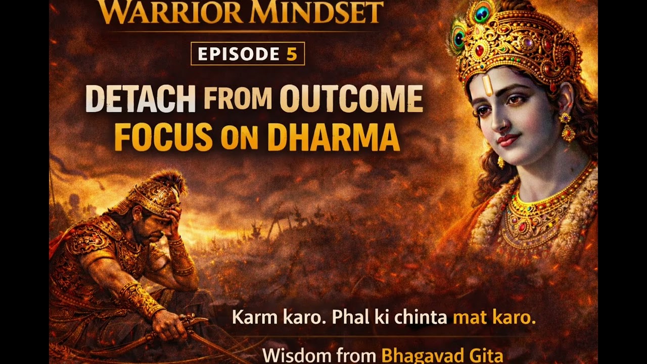 Karm Karo, Phal Ki Chinta Mat Karo | Bhagavad Gita Life Lesson | Warrior Mindset Episode 5