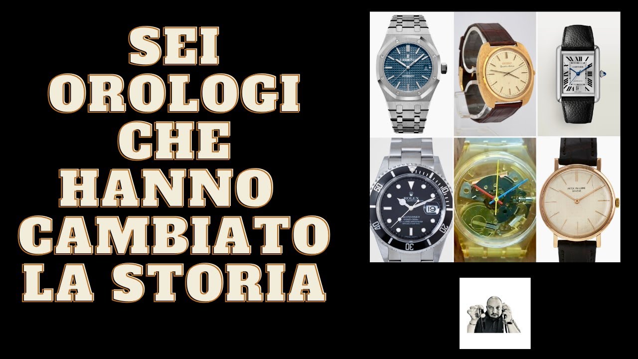 SEI OROLOGI CHE HANNO CAMBIATO LA STORIA DELL' OROLOGERIA
