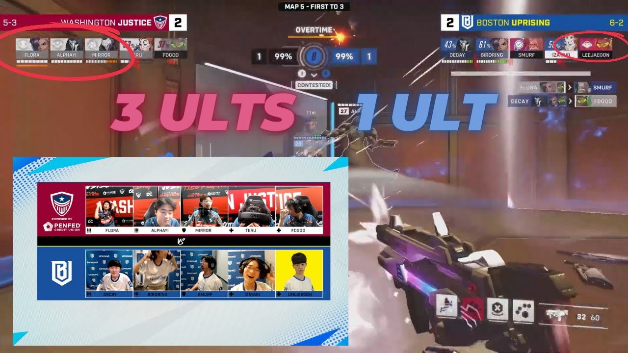 2023 Overwatch League Washington Justice vs Boston Uprising That Last Fight