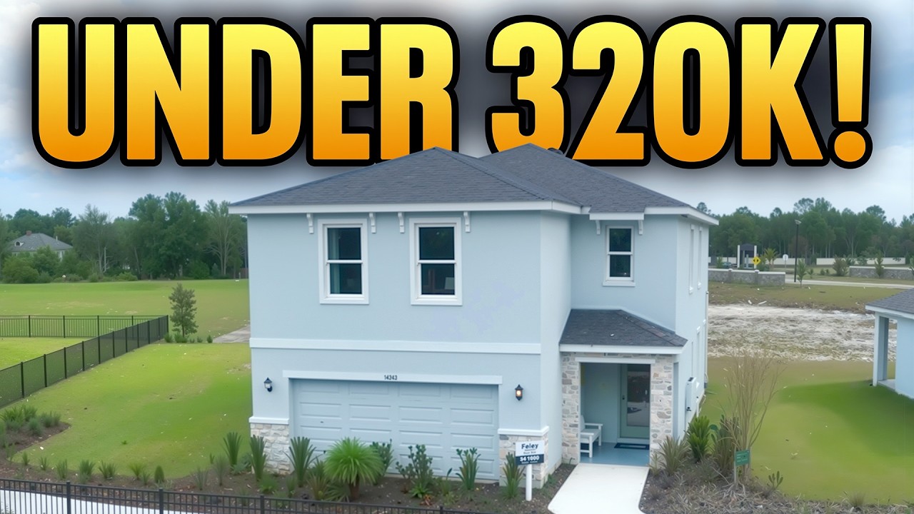 Tour This Stunning New Construction Lagoon Home in Florida Under $320K