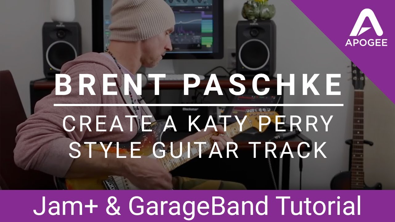 Brent Paschke Builds a Katy Perry Style Track with Apogee Jam+, GarageBand and an iPad