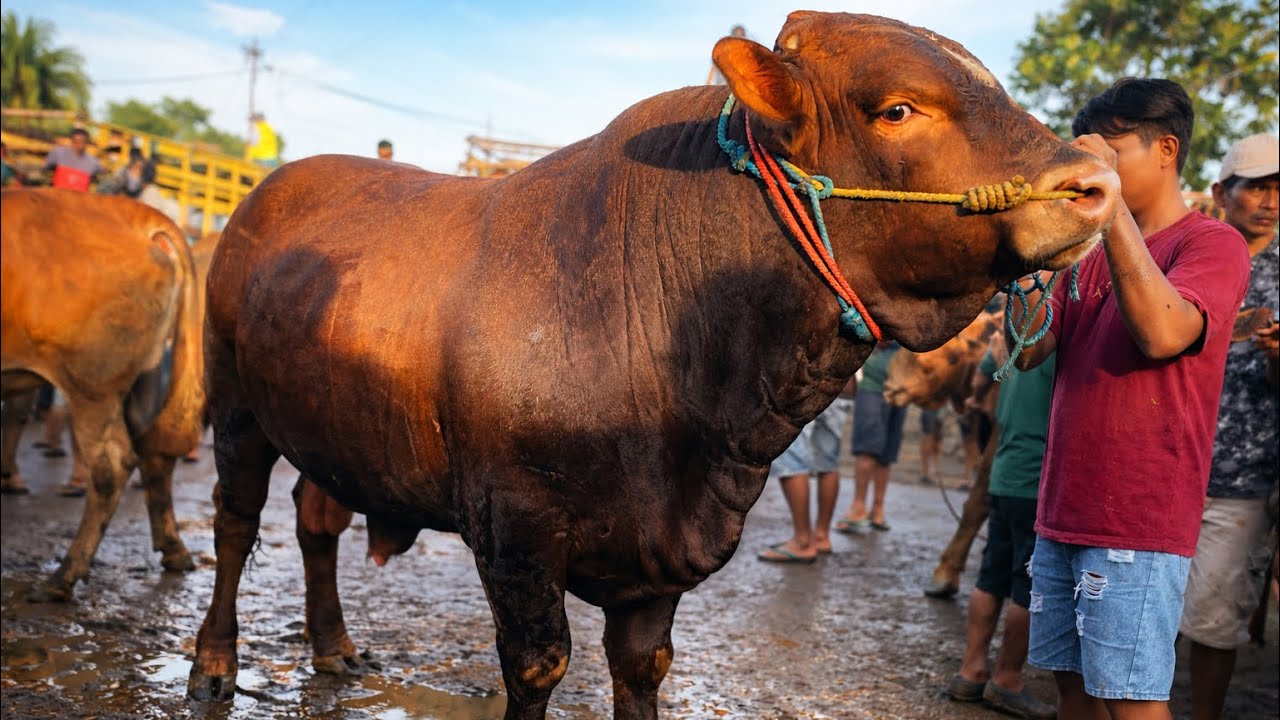 TEMBUS 65 RIBU/KG‼️SAPI 840 KG INI BIKIN PASAR HEBOH | PASAR PON NGANJUK 